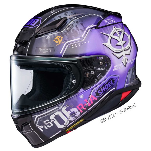 Shoei Shoei NXR2 MS-06R-1A Black Tri-Star's Zaku II H-MOB TC-12 Helmet